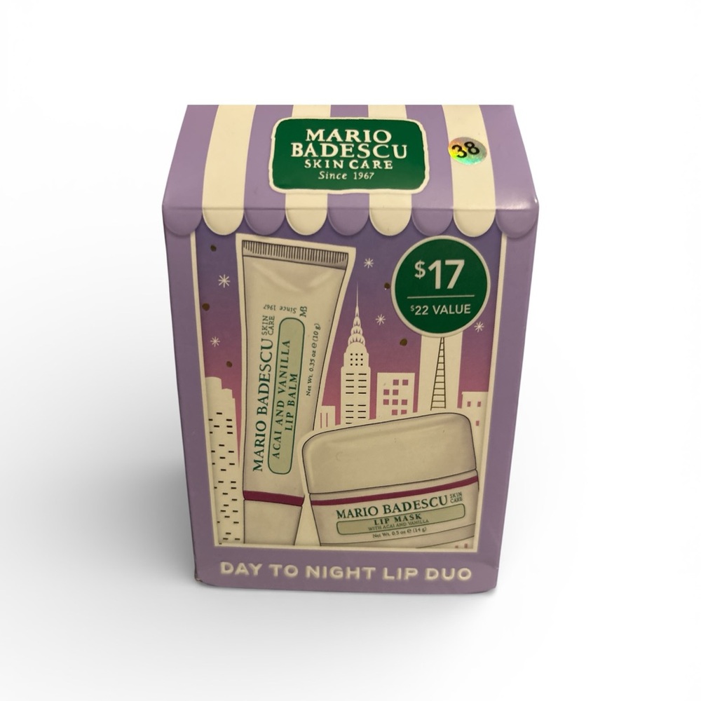 Mario Badescu Acai and Vanilla Lip Set in Purple Packaging